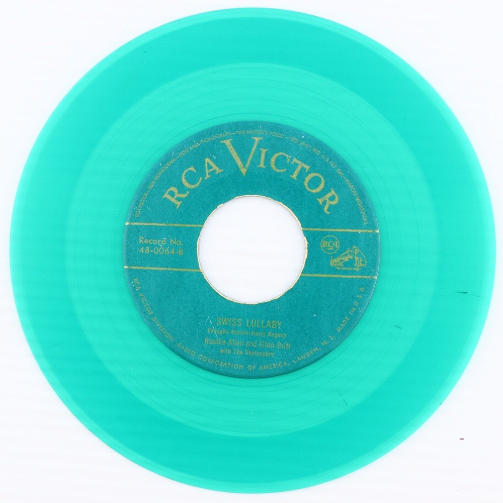 Tennessee Yodel Polka, Rosalie Allen & Elton Britt 1949 7" 45 rpm Record 48-0064 - Picture 7 of 10